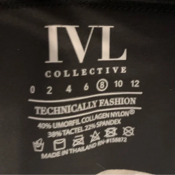 IVL Collective Gold Black Metallic Cheetah Chi Chi Foil Sportbra Sz 8 Activewear - Picture 3 of 9